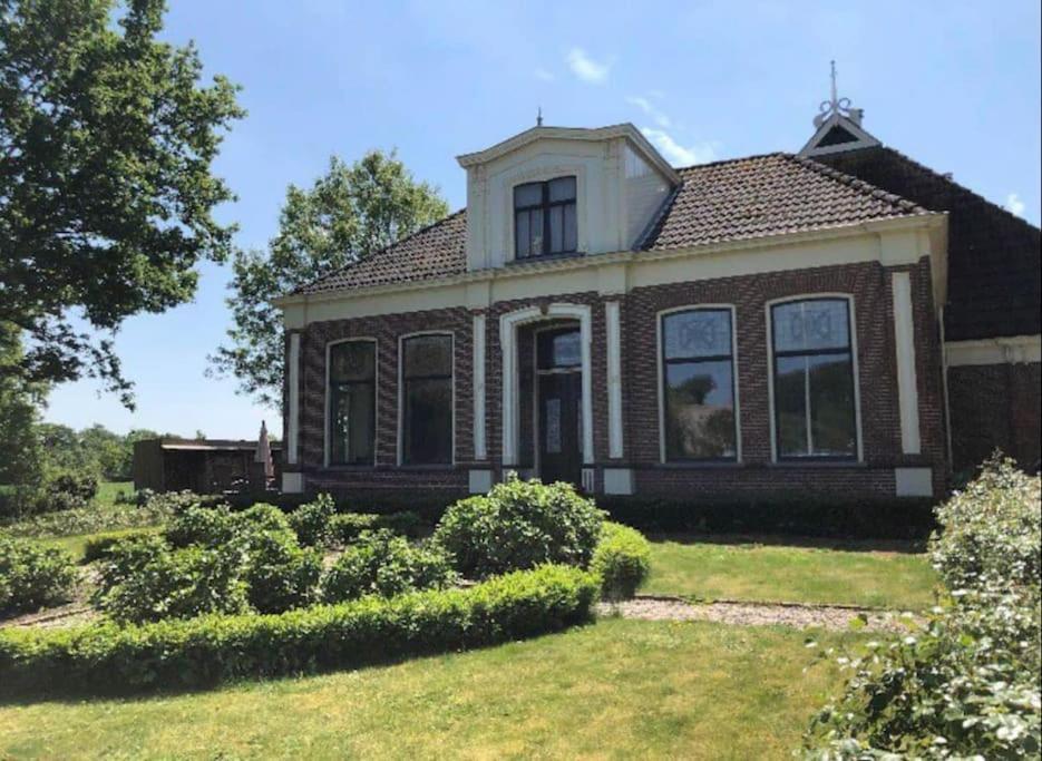 Hoogzand Statige Boerderijwoning Met Vrij Uitzicht En Tuinヴィラ エクステリア 写真