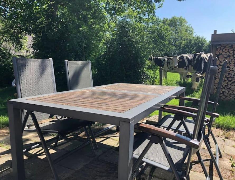 Hoogzand Statige Boerderijwoning Met Vrij Uitzicht En Tuinヴィラ エクステリア 写真