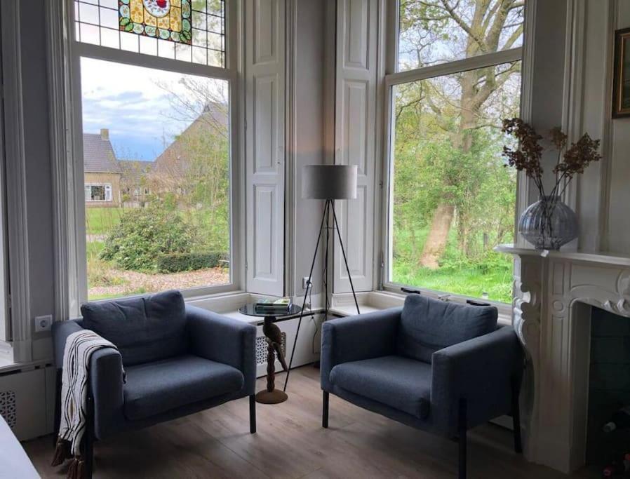 Hoogzand Statige Boerderijwoning Met Vrij Uitzicht En Tuinヴィラ エクステリア 写真